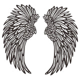 Maxbell Angel Wings Wall Art Decor Metal Wall Sculpture for Office Corridor Entrance
