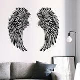 Maxbell Angel Wings Wall Art Decor Metal Wall Sculpture for Office Corridor Entrance