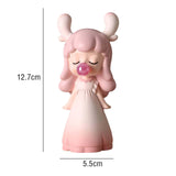 Maxbell Blowing Bubble Girl Statue Indoor for Living Room Cabinet Table Centerpieces