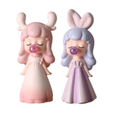 Maxbell Blowing Bubble Girl Statue Indoor for Living Room Cabinet Table Centerpieces