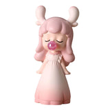 Maxbell Blowing Bubble Girl Statue Indoor for Living Room Cabinet Table Centerpieces