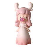 Maxbell Blowing Bubble Girl Statue Indoor for Living Room Cabinet Table Centerpieces