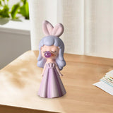 Maxbell Blowing Bubble Girl Statue Indoor for Living Room Cabinet Table Centerpieces