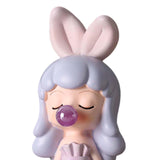 Maxbell Blowing Bubble Girl Statue Indoor for Living Room Cabinet Table Centerpieces