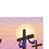 Maxbell Easter Backdrop Easter Decoration Hanging Banner for Wall Decor Garden Fence