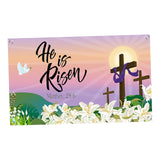 Maxbell Easter Backdrop Easter Decoration Hanging Banner for Wall Decor Garden Fence