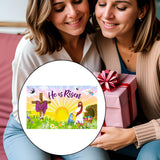 Maxbell Easter Backdrop Easter Decoration Hanging Banner for Wall Decor Garden Fence