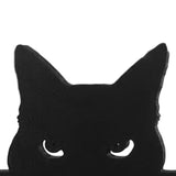 Maxbell Funny Middle Finger Black Cat Ornament Funny Figurine for Home Garden Office