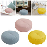 Maxbell Round Floor Pillow Meditation Floor Pillow for Yoga Sofa Bed Bedroom Balcony Pink