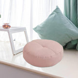 Maxbell Round Floor Pillow Meditation Floor Pillow for Yoga Sofa Bed Bedroom Balcony Pink