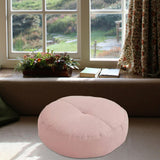 Maxbell Round Floor Pillow Meditation Floor Pillow for Yoga Sofa Bed Bedroom Balcony Pink