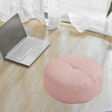 Maxbell Round Floor Pillow Meditation Floor Pillow for Yoga Sofa Bed Bedroom Balcony Pink