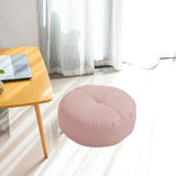 Maxbell Round Floor Pillow Meditation Floor Pillow for Yoga Sofa Bed Bedroom Balcony Pink