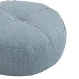 Maxbell Round Floor Pillow Meditation Floor Pillow for Yoga Sofa Bed Bedroom Balcony Blue