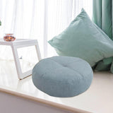 Maxbell Round Floor Pillow Meditation Floor Pillow for Yoga Sofa Bed Bedroom Balcony Blue