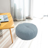 Maxbell Round Floor Pillow Meditation Floor Pillow for Yoga Sofa Bed Bedroom Balcony Blue