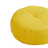 Maxbell Round Floor Pillow Meditation Floor Pillow for Yoga Sofa Bed Bedroom Balcony Yellow