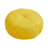 Maxbell Round Floor Pillow Meditation Floor Pillow for Yoga Sofa Bed Bedroom Balcony Yellow