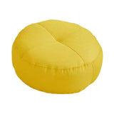 Maxbell Round Floor Pillow Meditation Floor Pillow for Yoga Sofa Bed Bedroom Balcony Yellow