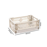 Maxbell Collapsible Storage Crate Storage Bin Organizer for Home Kitchen Classroom