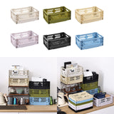 Maxbell Collapsible Storage Crate Storage Bin Organizer for Home Kitchen Classroom