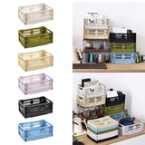 Maxbell Collapsible Storage Crate Storage Bin Organizer for Home Kitchen Classroom