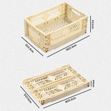 Maxbell Collapsible Storage Crate Storage Bin Organizer for Home Kitchen Classroom