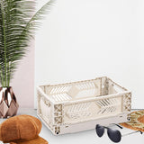 Maxbell Collapsible Storage Crate Storage Bin Organizer for Home Kitchen Classroom