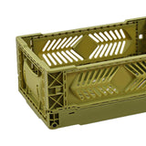 Maxbell Collapsible Storage Crate Storage Bin Organizer for Home Kitchen Classroom