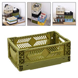 Maxbell Collapsible Storage Crate Storage Bin Organizer for Home Kitchen Classroom