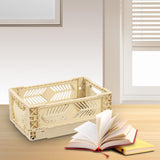 Maxbell Collapsible Storage Crate Storage Bin Organizer for Home Kitchen Classroom