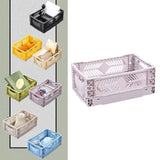 Maxbell Collapsible Storage Crate Storage Bin Organizer for Home Kitchen Classroom