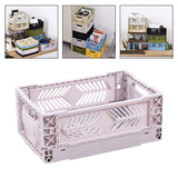 Maxbell Collapsible Storage Crate Storage Bin Organizer for Home Kitchen Classroom