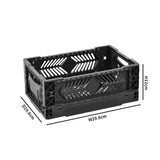 Maxbell Collapsible Storage Crate Storage Bin Organizer for Home Kitchen Classroom