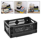 Maxbell Collapsible Storage Crate Storage Bin Organizer for Home Kitchen Classroom