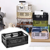 Maxbell Collapsible Storage Crate Storage Bin Organizer for Home Kitchen Classroom