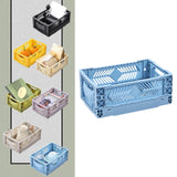 Maxbell Collapsible Storage Crate Storage Bin Organizer for Home Kitchen Classroom