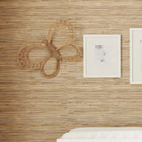 Maxbell Butterfly Art Wall Decor Rustic Rattan Wreath for Farmhouse Room Home