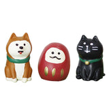 Maxbell 3x Resin Figurine Artwork Gift Cabinet Housewarming Decoration Animal Statue