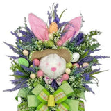 Maxbell Easter Rabbit Egg Wreath for Front Door for Party Bedroom Living Room