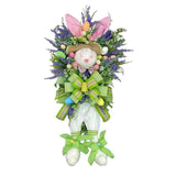 Maxbell Easter Rabbit Egg Wreath for Front Door for Party Bedroom Living Room