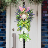 Maxbell Easter Rabbit Egg Wreath for Front Door for Party Bedroom Living Room