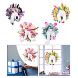 Maxbell Rabbit Garland Garden Farmhouse Indoor Outdoor Easter Door Wreath with Bunny Style A