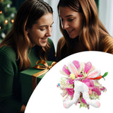 Maxbell Rabbit Garland Garden Farmhouse Indoor Outdoor Easter Door Wreath with Bunny Style B