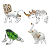 Maxbell Animal Statue Art Decorative Bookshelf Fireplace Indoor Desk Home Decoration Frog