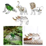 Maxbell Animal Statue Art Decorative Bookshelf Fireplace Indoor Desk Home Decoration Frog