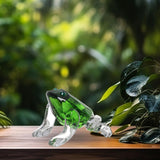 Maxbell Animal Statue Art Decorative Bookshelf Fireplace Indoor Desk Home Decoration Frog