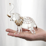 Maxbell Animal Statue Art Decorative Bookshelf Fireplace Indoor Desk Home Decoration Elephant