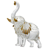 Maxbell Animal Statue Art Decorative Bookshelf Fireplace Indoor Desk Home Decoration Elephant