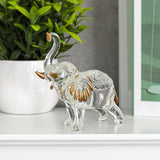 Maxbell Animal Statue Art Decorative Bookshelf Fireplace Indoor Desk Home Decoration Elephant